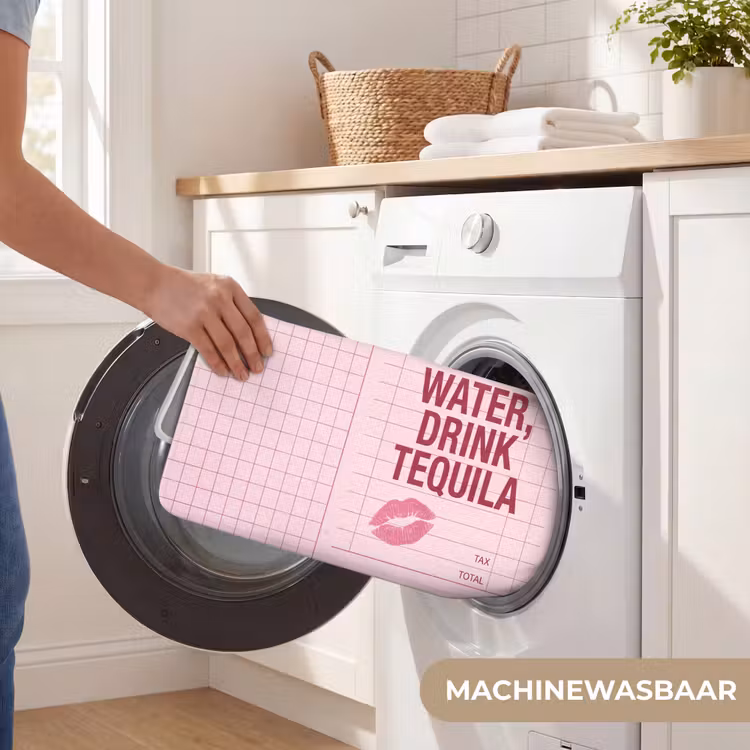 Wc Mat - Humor - Drank - Tekst - Roze — 5