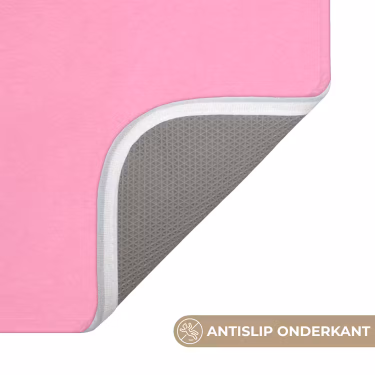 Wc Mat - Kat - Springend - Dieren - Roze - Modern — 3