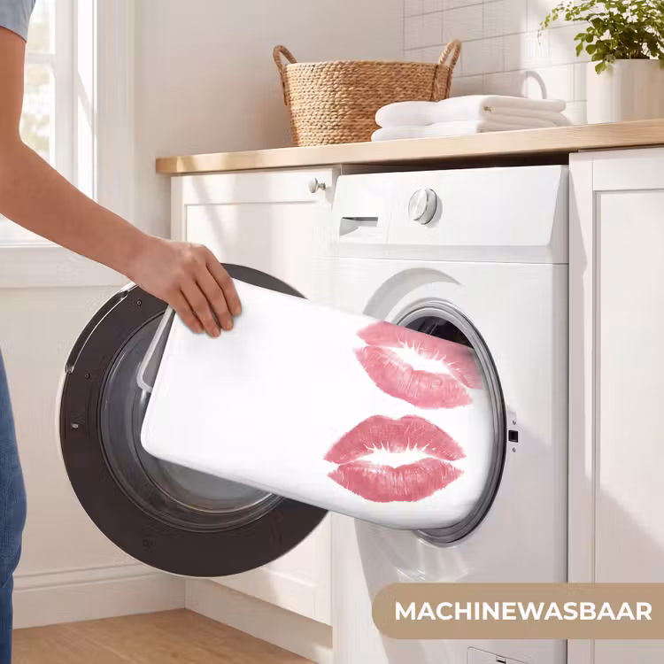 Wc Mat - Lippen - Kusafdruk - Roze - Modern - Abstract — 5