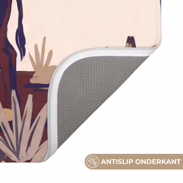 Wc Mat - Mensen - Dieren - Cowboy - Abstract - Kleurrijk — 3