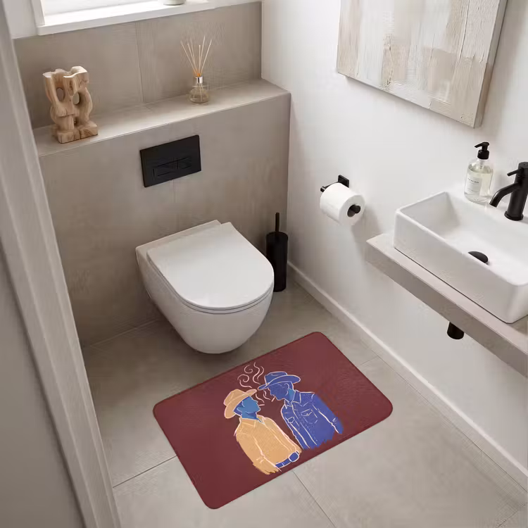 Wc Mat - Mensen - Profiel - Sigaret - Abstract - Kunst — 6
