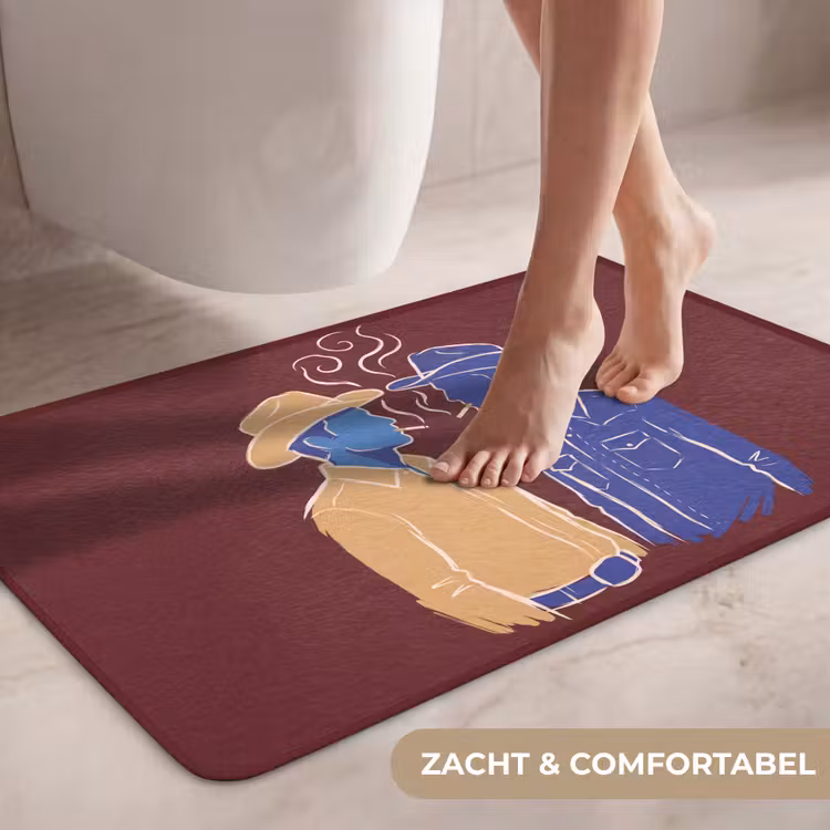Wc Mat - Mensen - Profiel - Sigaret - Abstract - Kunst — 7