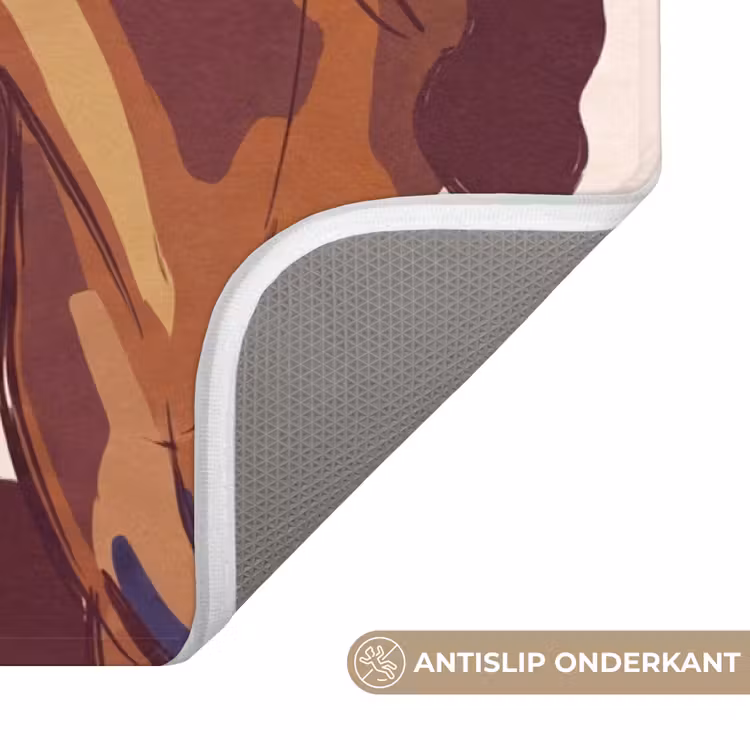 Wc Mat - Paard - Martini - Dieren - Abstract - Bruin — 3