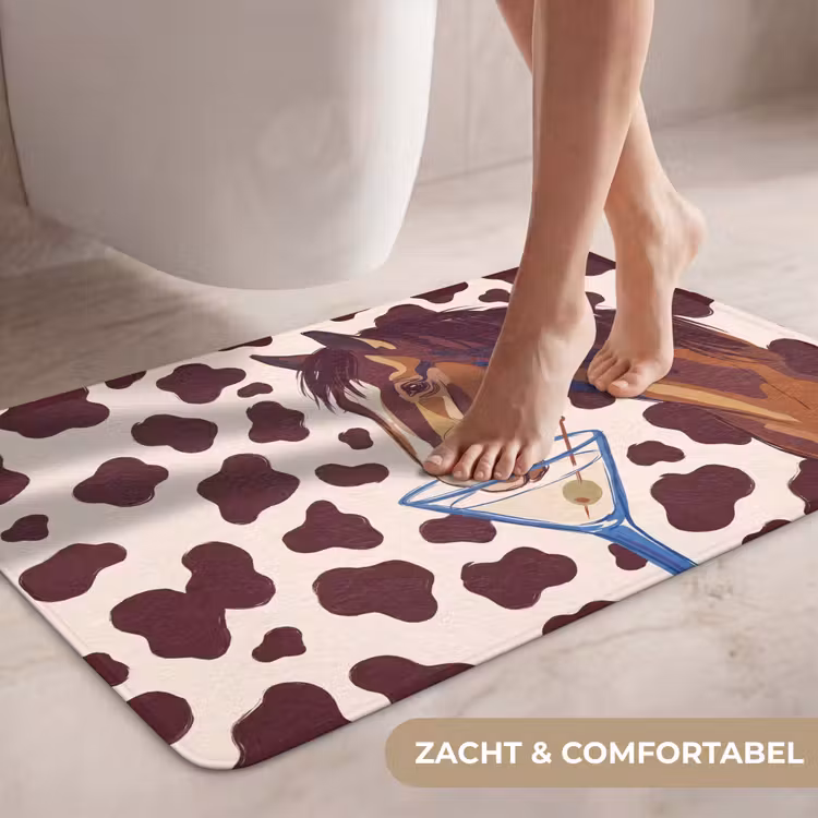Wc Mat - Paard - Martini - Dieren - Abstract - Bruin — 7