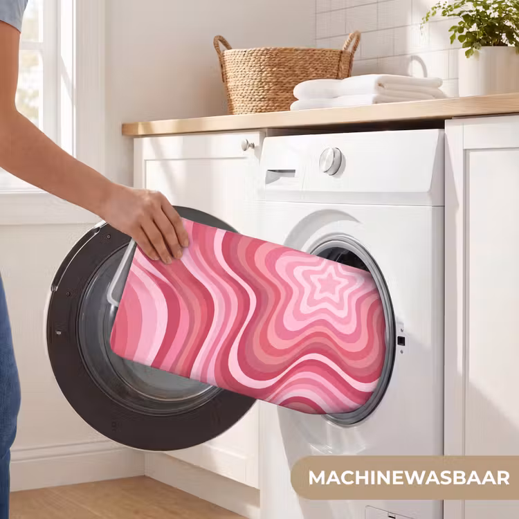 Wc Mat - Ster - Golvend - Abstract - Roze — 5