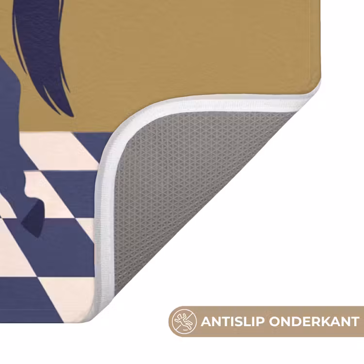 Wc Mat - Vrouw - Paard - Rijden - Modern - Abstract — 3