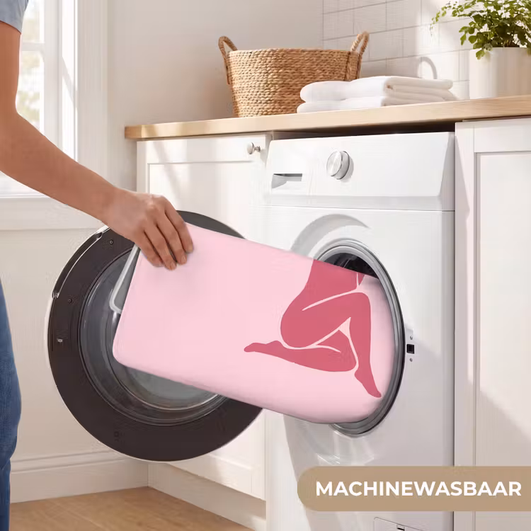 Wc Mat - Vrouw - Silhouet - Abstract - Modern - Roze — 5
