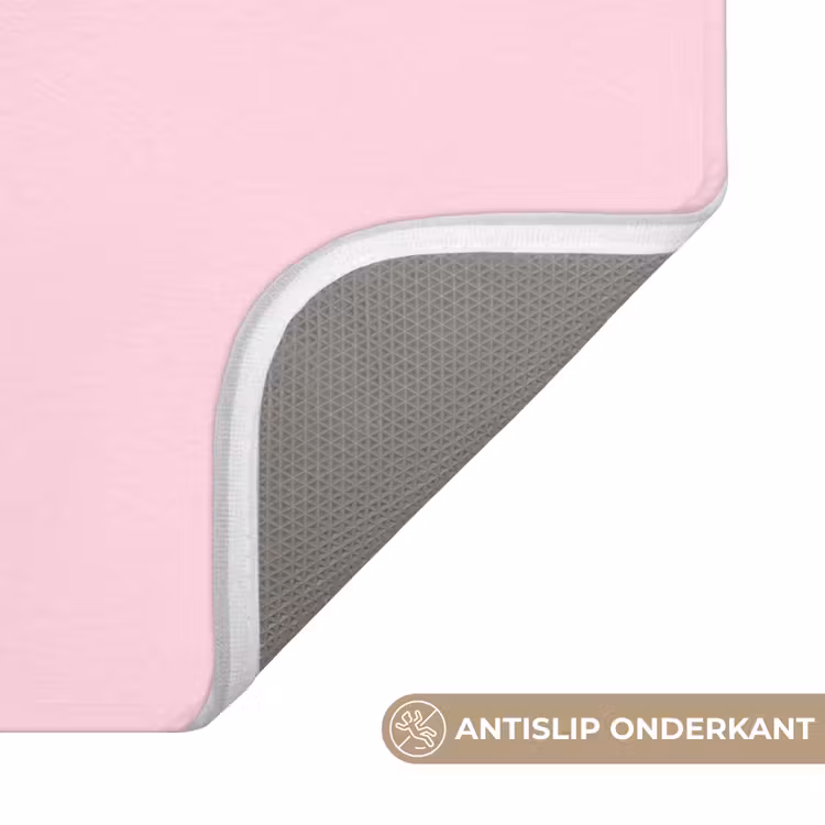 Wc Mat - Patroon - Cirkels - Abstract - Roze - Modern — 3