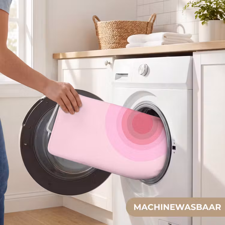Wc Mat - Patroon - Cirkels - Abstract - Roze - Modern — 5