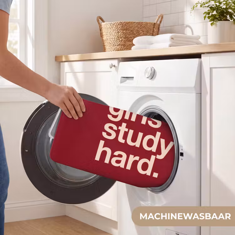 Wc Mat - Tekst - Studie - Motivatie - Modern - Rood — 5