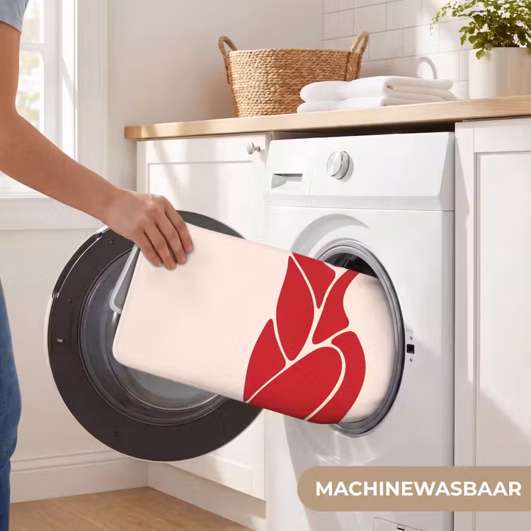 Wc Mat - Vrouw - Figuur - Abstract - Modern - Rood — 5