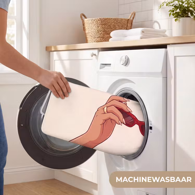 Wc Mat - Vrouw - Zonnebril - Mode - Rood - Illustratie — 5