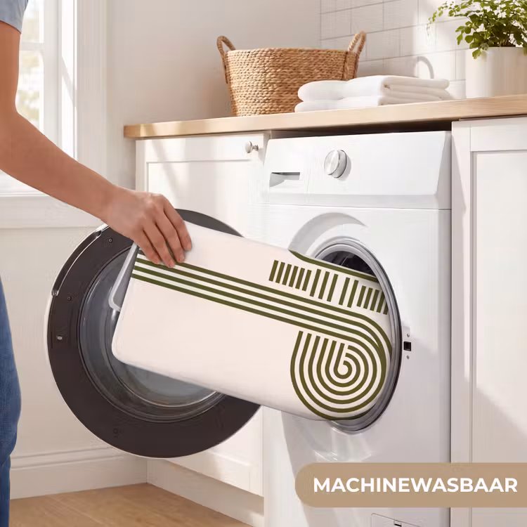 Wc Mat - Abstract - Vormen - Modern - Groen — 5