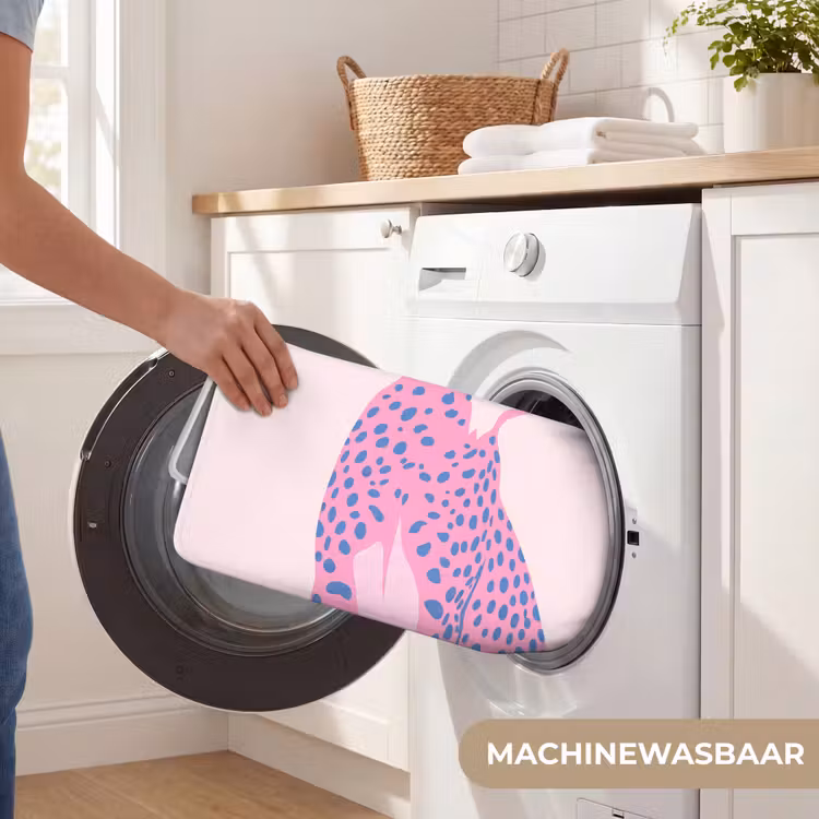 Wc Mat - Dieren - Profiel - Abstract - Roze - Blauw — 5