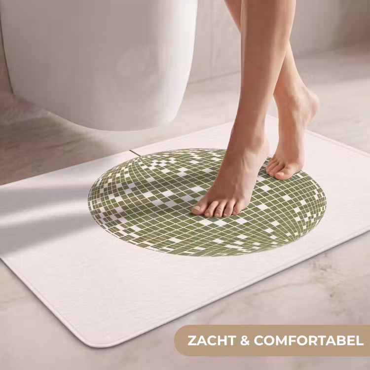 Wc Mat - Disco - Bal - Groen - Abstract - Modern — 7