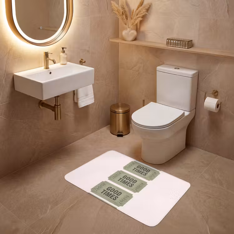 Wc Mat - Kaartje - Vintage - Groen - Evenement - Collectie — 4