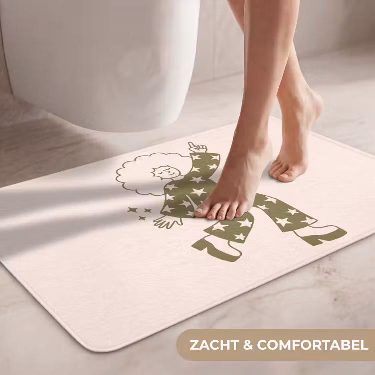 Wc Mat - Mensen - Dansend - Feest - Vintage - Groen — 7