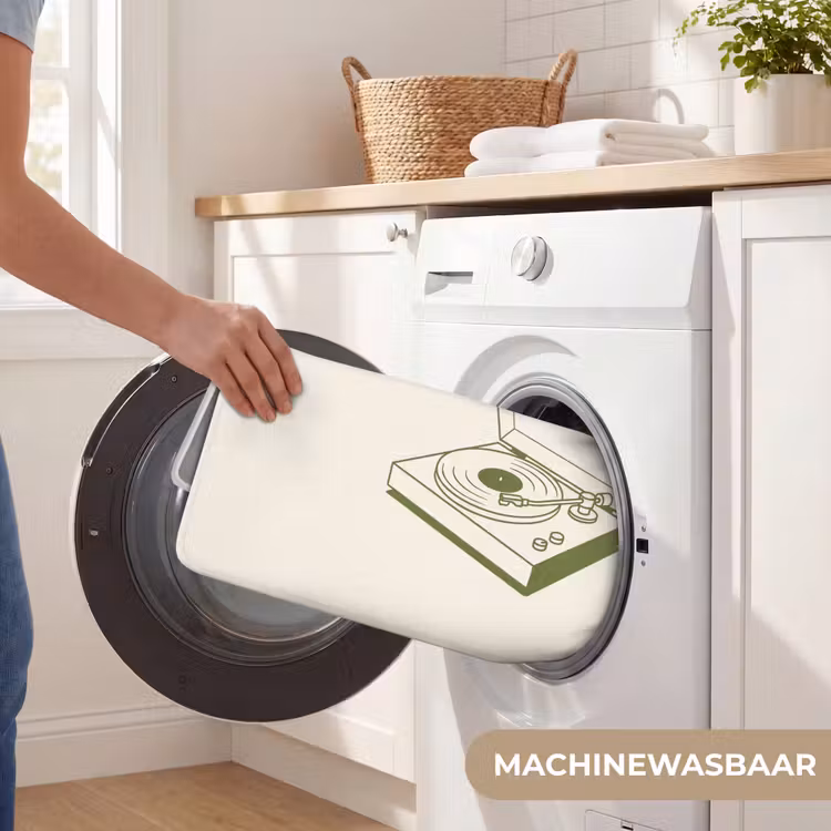 Wc Mat - Platenspeler - Vinyl - Muziek - Minimalistisch - Groen — 5