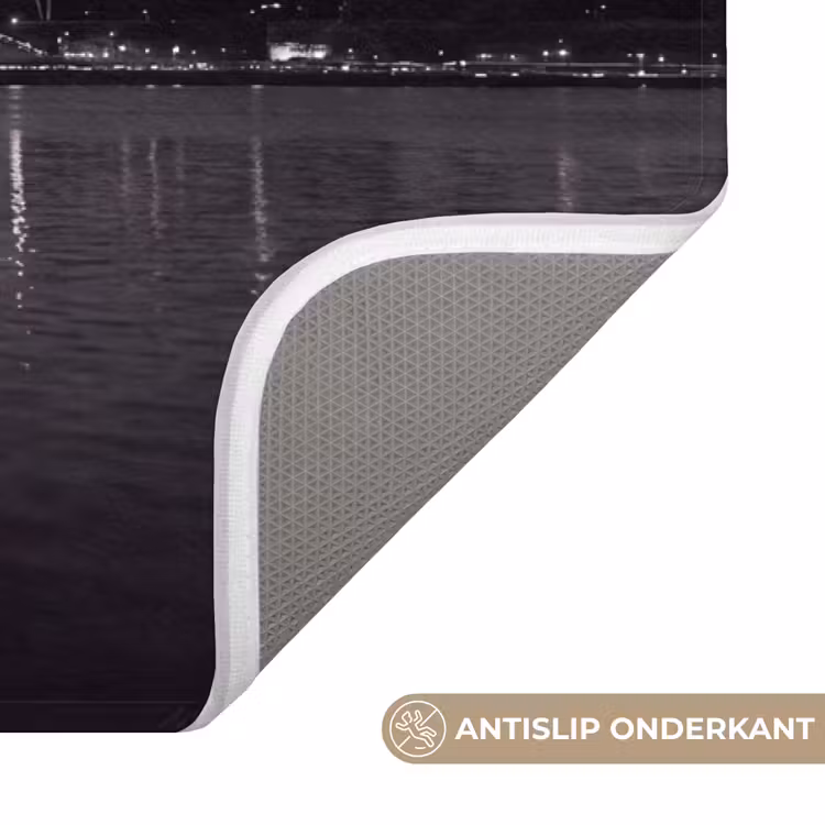 Wc Mat - Architectuur - Water - Stad - Modern - Zwart-wit — 3