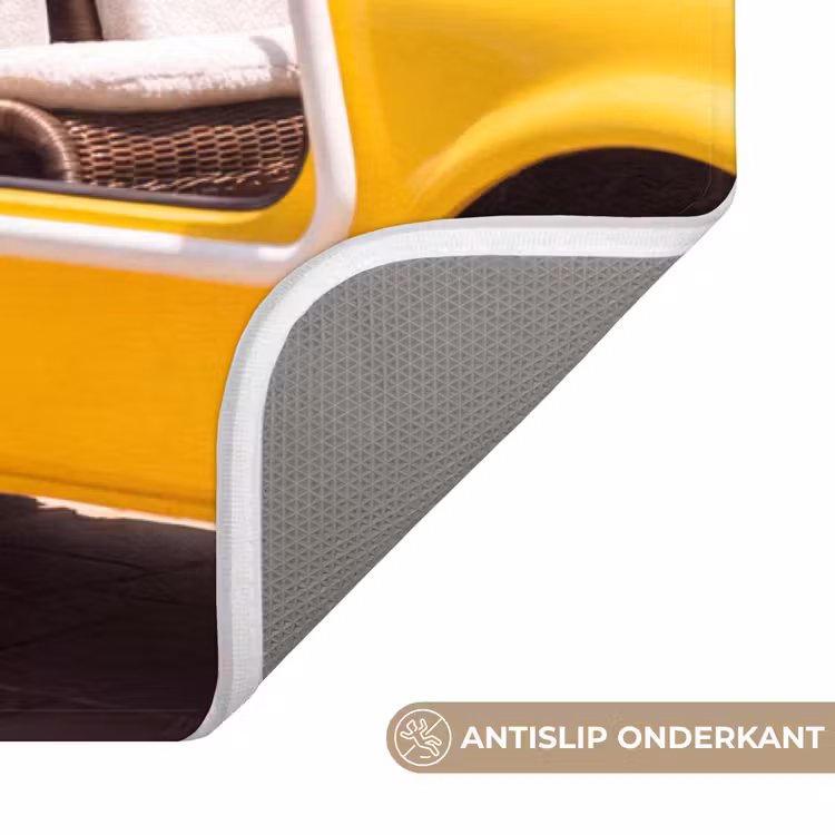 Wc Mat - Auto - Picknick - Zomer - Geel — 3