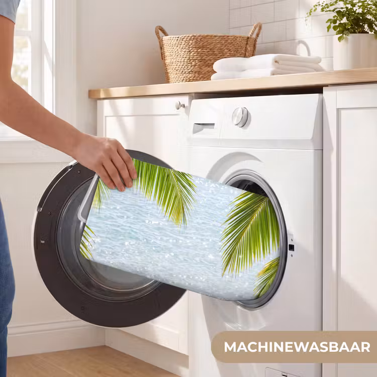 Wc Mat - Boom - Bladeren - Water - Tropisch - Groen — 5
