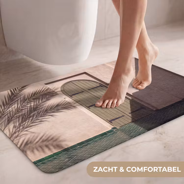 Wc Mat - Deur - Hout - Architectuur - Groen - Rustiek — 7
