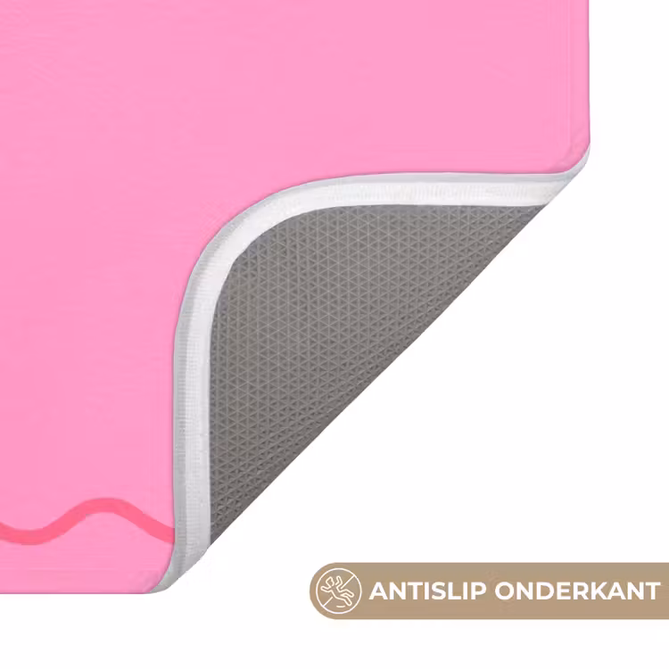 Wc Mat - Drank - Glazen - Proost - Modern - Roze — 3