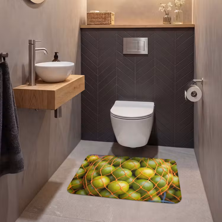 Wc Mat - Eten - Net - Groen - Markt — 2