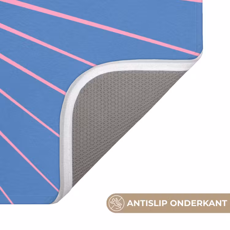 Wc Mat - Hart - Stralen - Liefde - Modern - Roze — 3