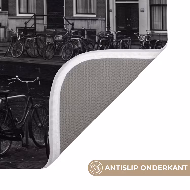 Wc Mat - Huis - Gracht - Amsterdam - Architectuur - Zwart-wit — 3