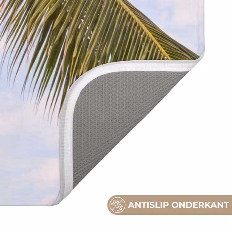Wc Mat - Kokosnoot - Boom - Tropisch - Natuur - Groen — 3