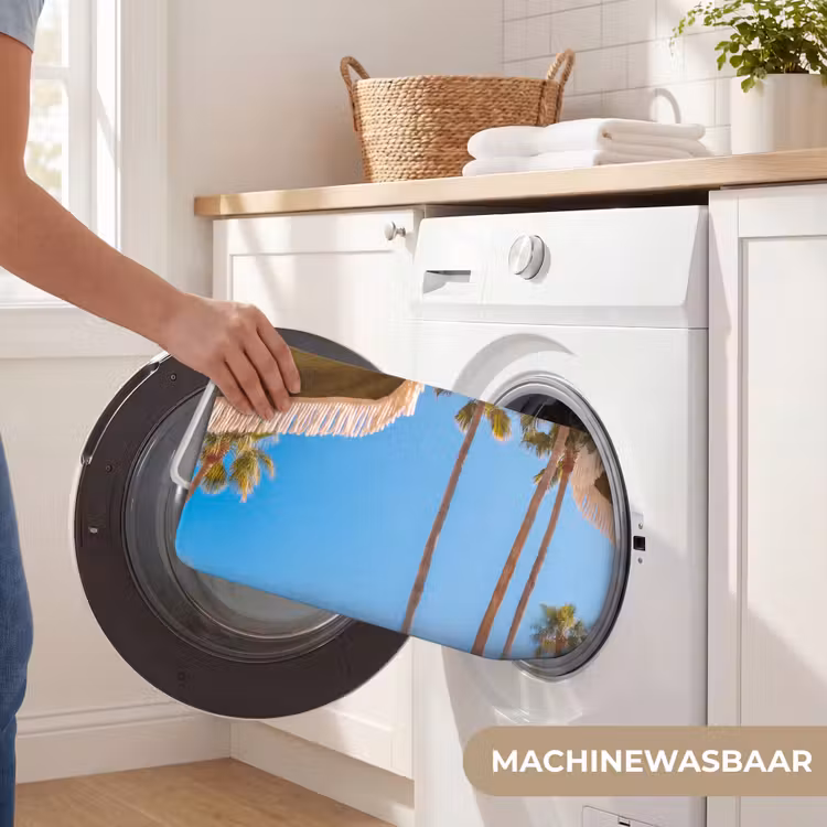 Wc Mat - Parasol - Groen - Franjes - Zomer - Tropisch — 5