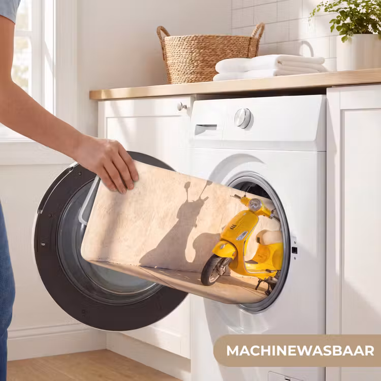 Wc Mat - Scooter - Natuur - Zomer - Geel - Mediterraan — 5