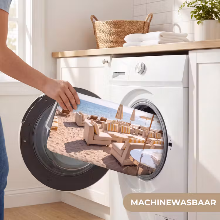 Wc Mat - Strand - Ligbedden - Vakantie - Modern - Geel — 5