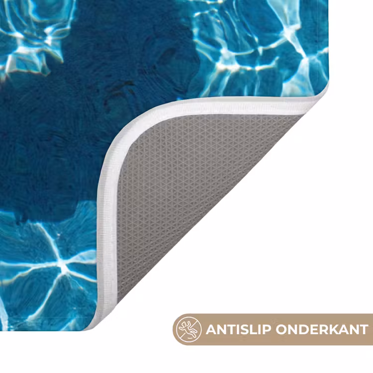 Wc Mat - Zwembad - Zwembanden - Zomer - Geel - Blauw — 3