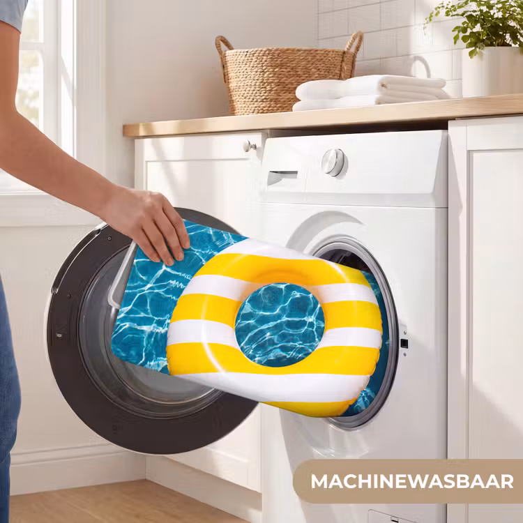 Wc Mat - Zwembad - Zwembanden - Zomer - Geel - Blauw — 5
