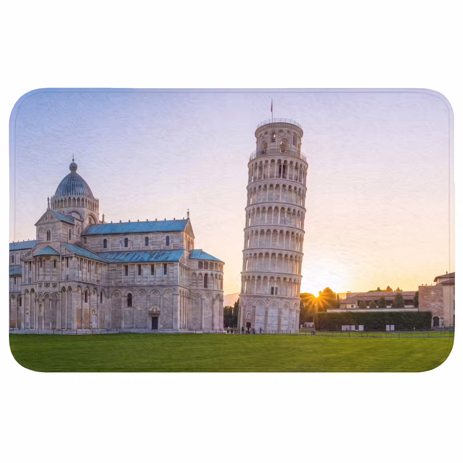 Wc Mat - Architectuur - Toren - Pisa - Italië - Zonsondergang — 1
