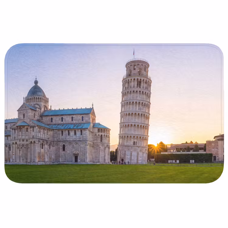 Wc Mat - Architectuur - Toren - Pisa - Italië - Zonsondergang — 1