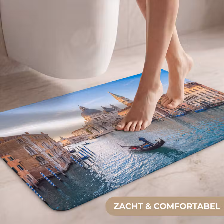 Wc Mat - Gondel - Venetië - Kanaal - Stadsgezicht - Avondlicht — 7