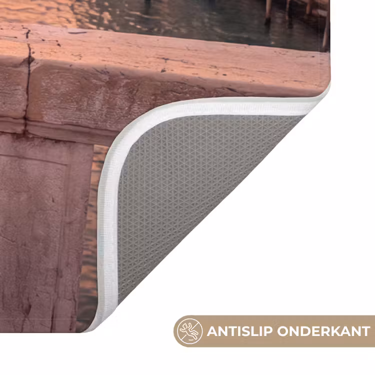 Wc Mat - Stad - Venetië - Kanaal - Zonsopgang - Architectuur - Goud — 3