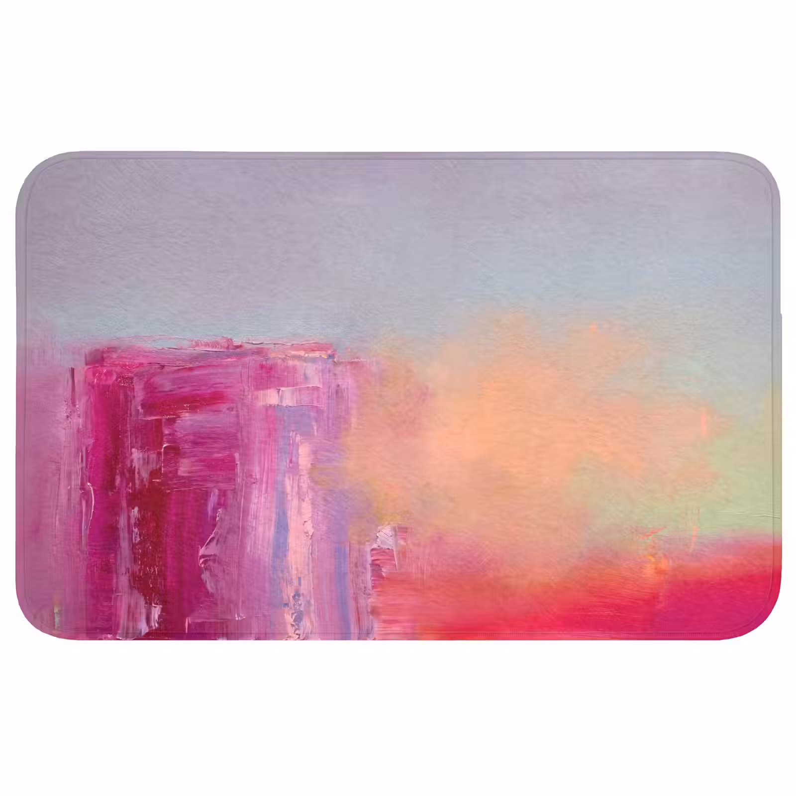 Wc Mat - Abstract - Kleuren - Modern - Roze — 1