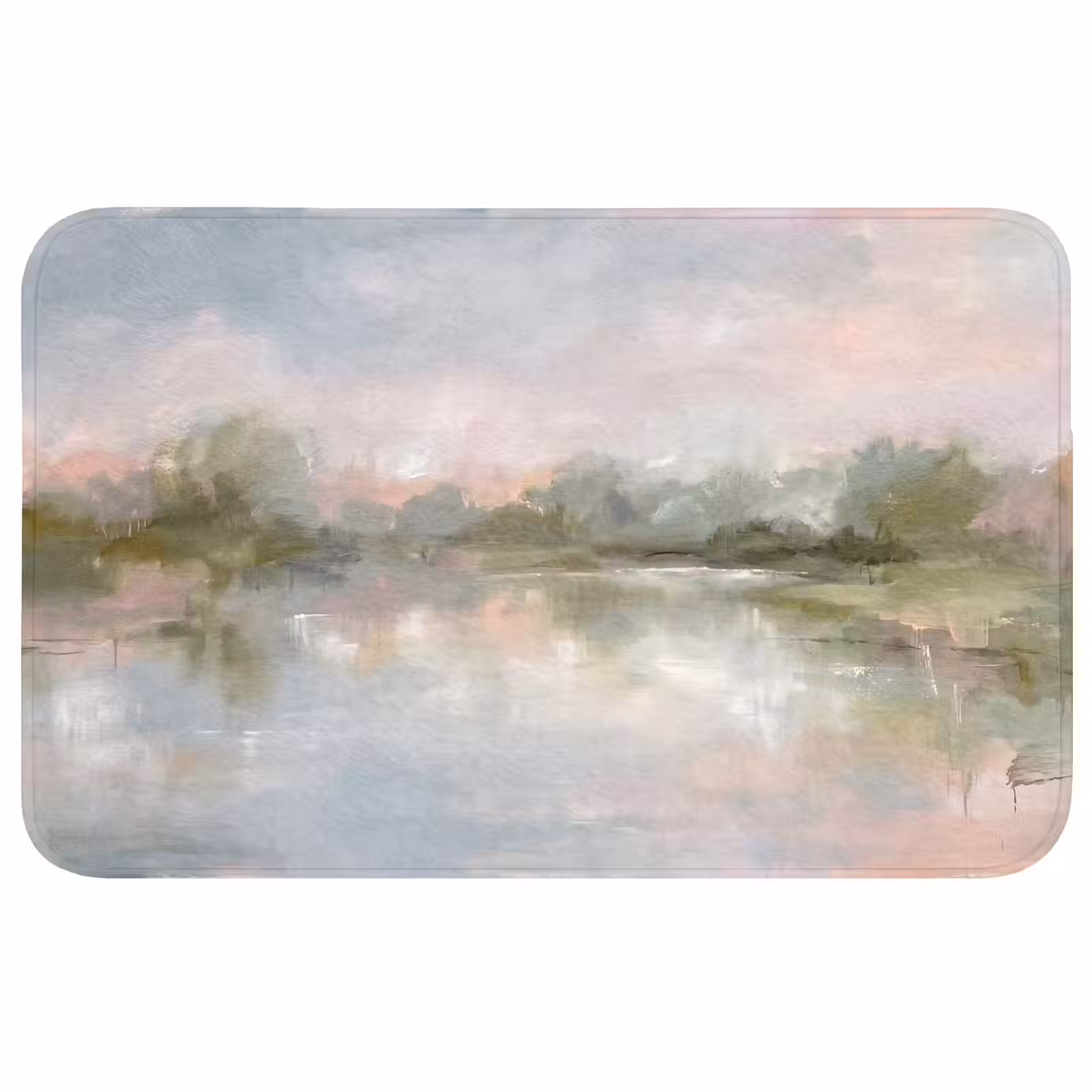 Wc Mat - Natuur - Landschap - Abstract - Water - Groen — 1