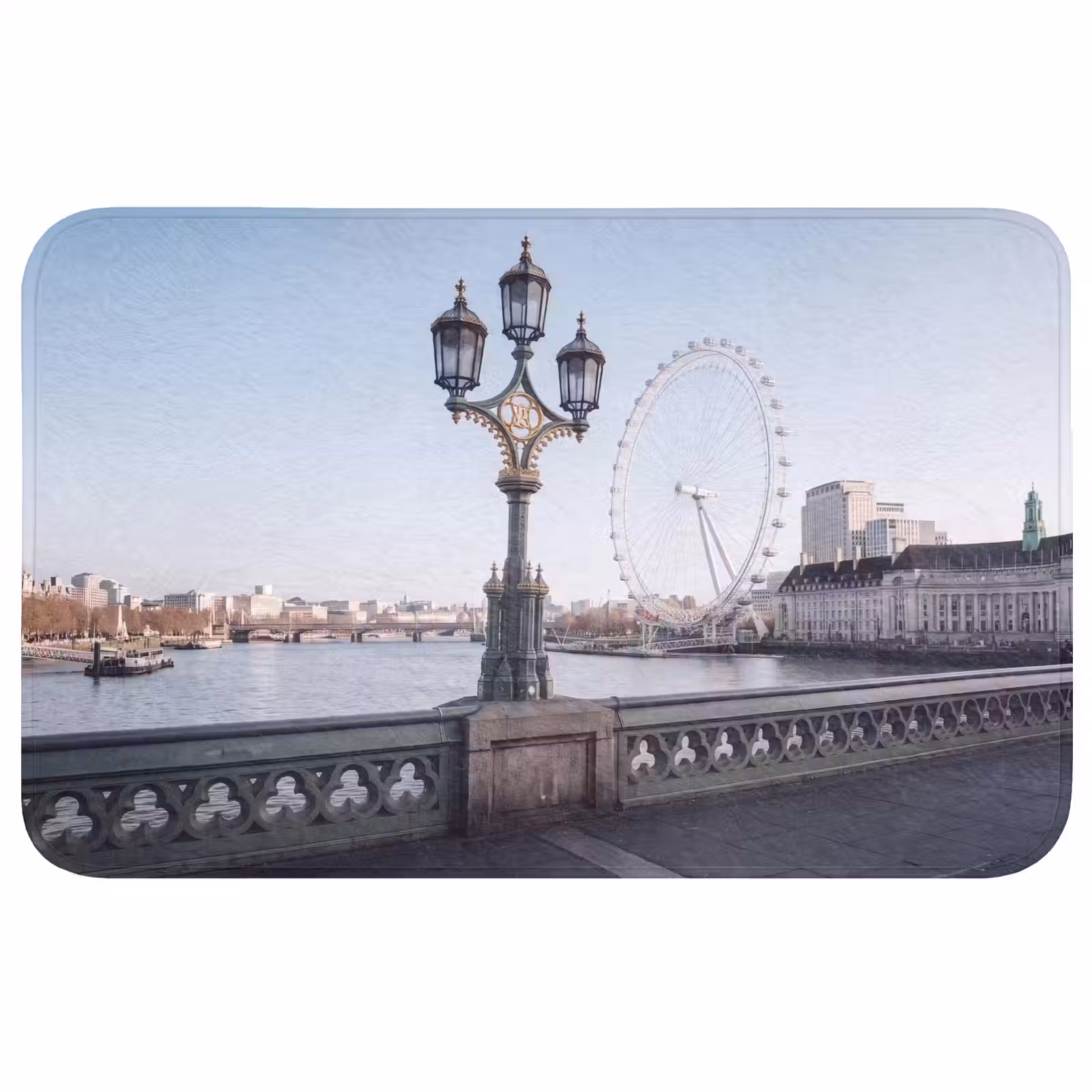 Wc Mat - Reuzenrad - Londen - Stad - Architectuur - Brug — 1