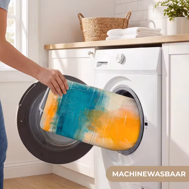 Wc Mat - Abstract - Kleurrijk - Modern - Kunst - Oranje — 5