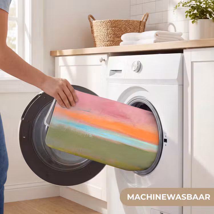 Wc Mat - Abstract - Landschap - Modern - Roze - Oranje — 5