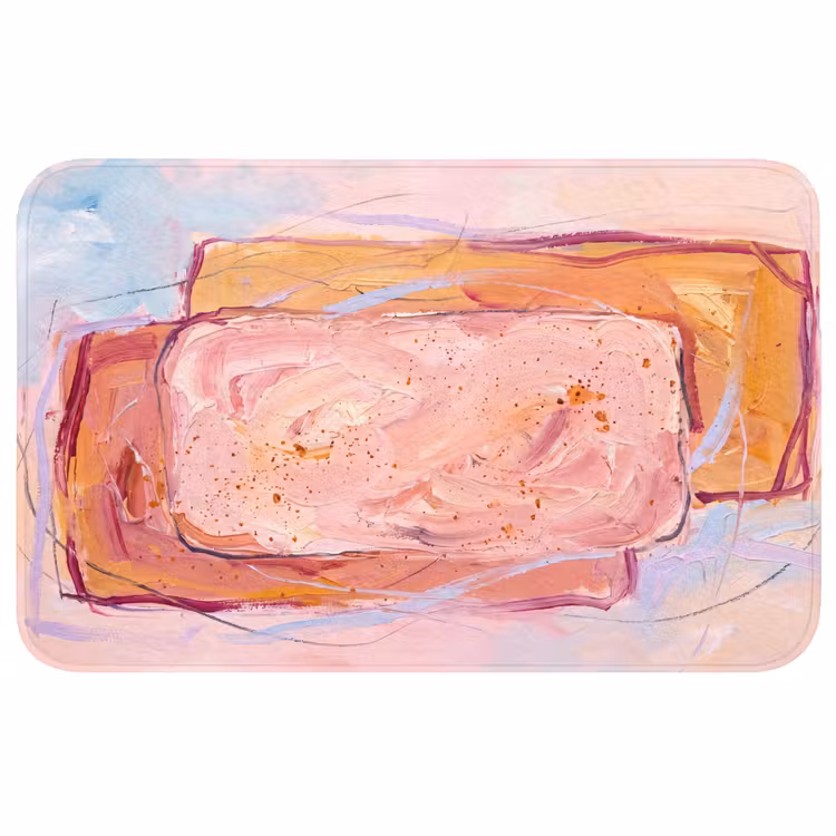 Wc Mat - Abstract - Vormen - Modern - Roze — 1