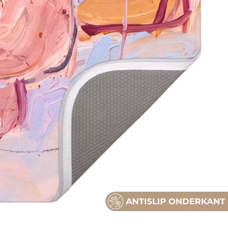 Wc Mat - Abstract - Vormen - Modern - Roze — 3