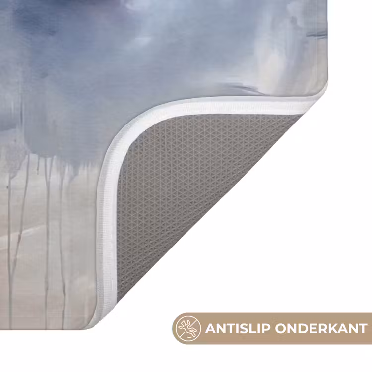 Wc Mat - Abstract - Wolken - Sfeer - Modern - Beige — 3