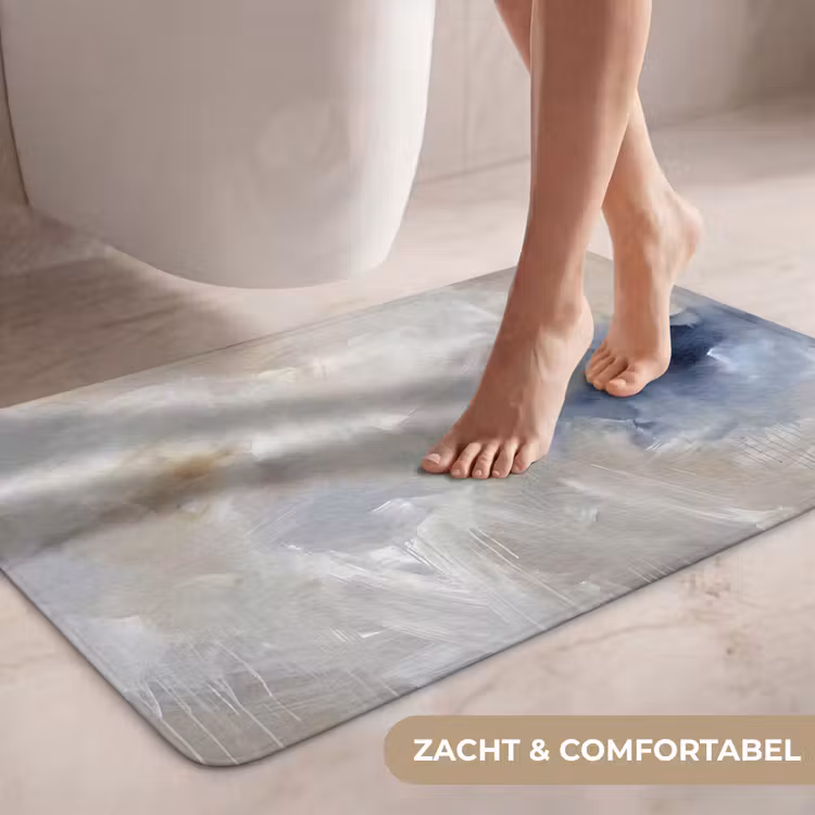 Wc Mat - Abstract - Wolken - Sfeer - Modern - Beige — 7