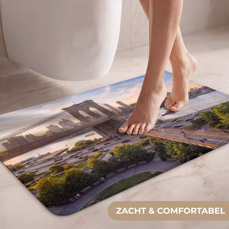 Wc Mat - Brug - Rivier - Stad - Zonsondergang - Architectuur — 7